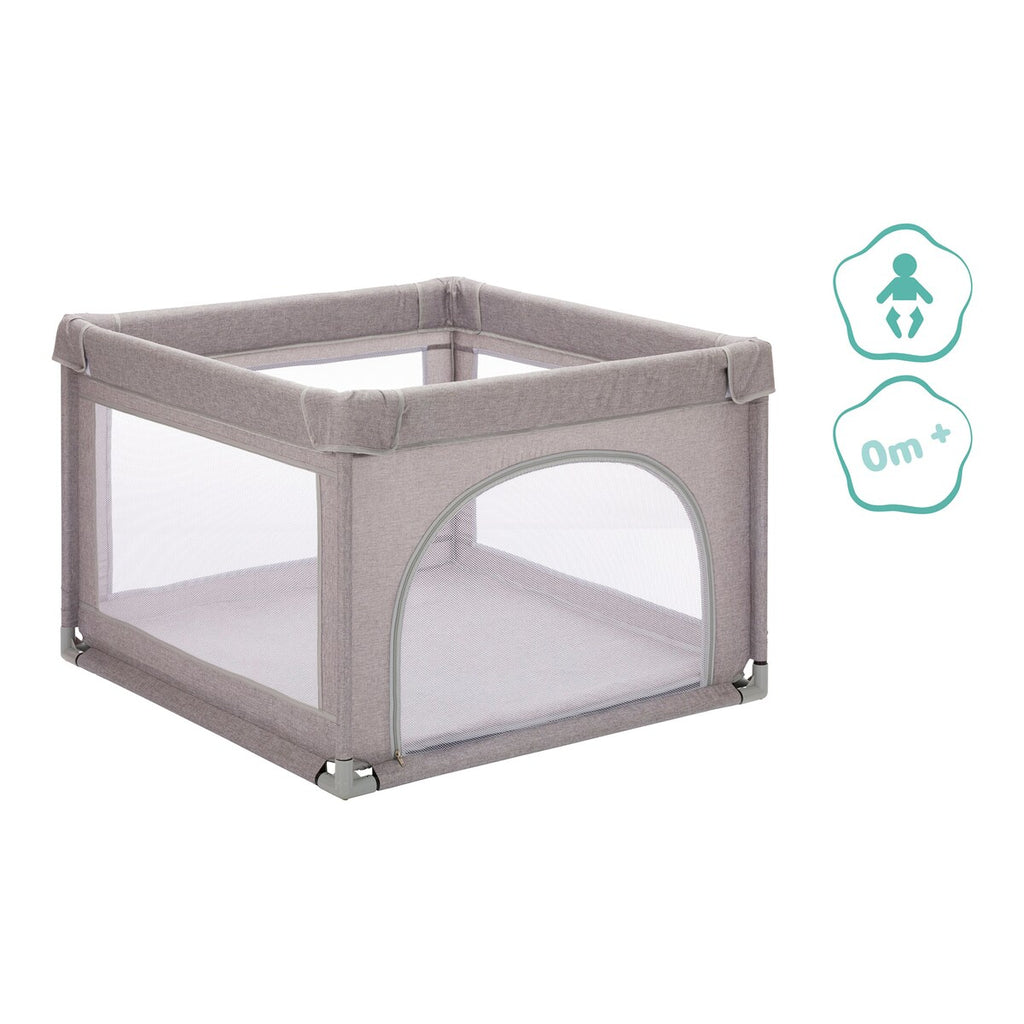 Bakside av Lekegrind Mia 95x95 cm med polstret bunn Fillikid