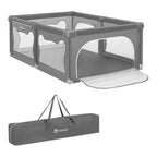Lekegrind Willow 127x187x68 cm med transportveske forfra