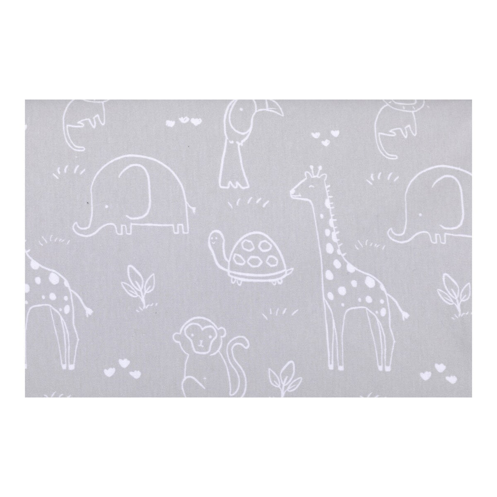 Lekegrindinnlegg Flexi jersey i bomull 75x100/100x100 cm bakside