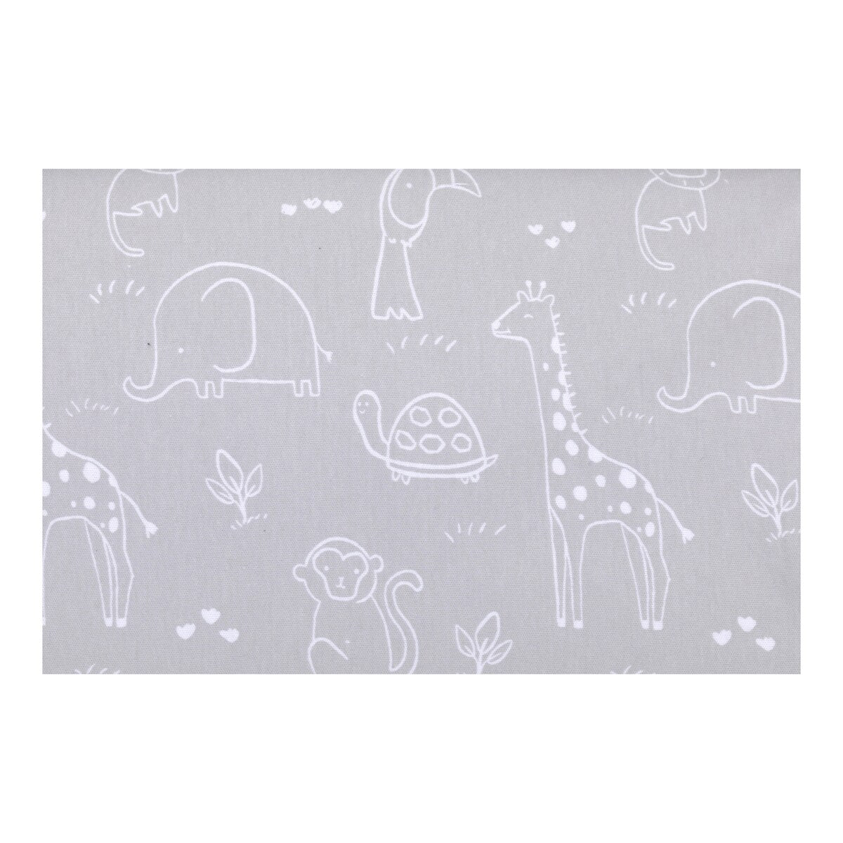 Lekegrindinnlegg Flexi jersey i bomull 75x100/100x100 cm bakside