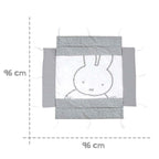 Lekegrindinnlegg Miffy universal opptil 100x100 cm forfra