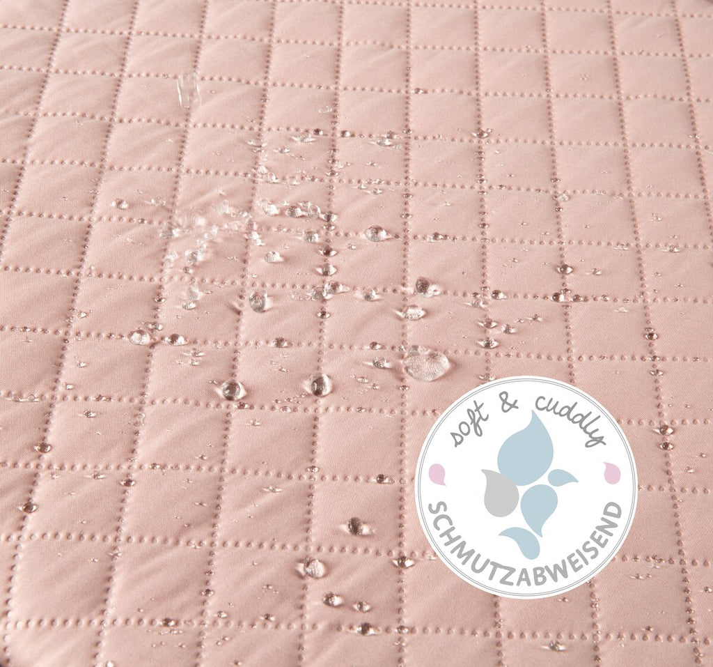 Lekegrindinnlegg roba Style rosa vaskbar tekstil