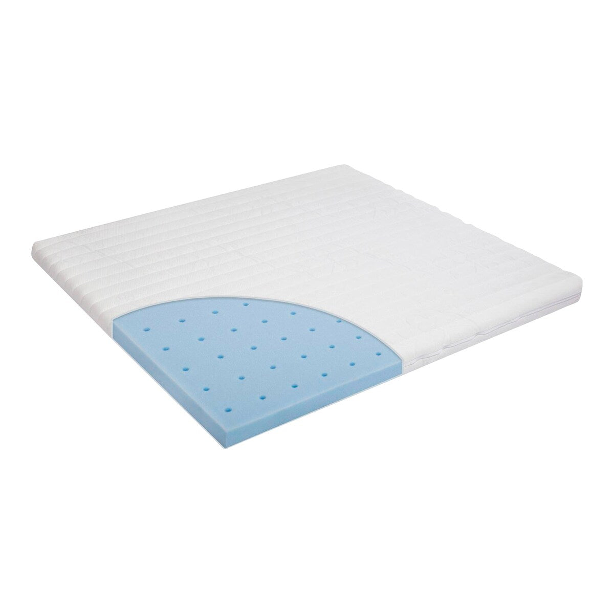 Lekegrindmadrass Activity Premium 95x95 cm pustende forfra