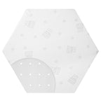Lekegrindmadrass Air 6-kantet 114x99x4 cm allergivennlig bakside
