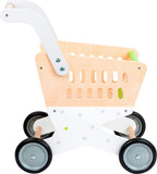 Lekehandlevogn Trend i tre for barn small foot bakside