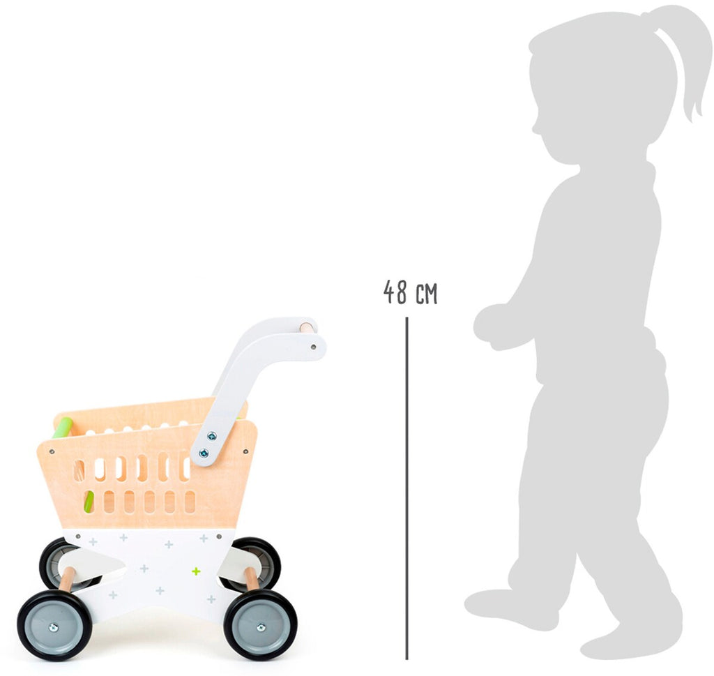 Lekehandlevogn Trend i tre for barn small foot håndtak