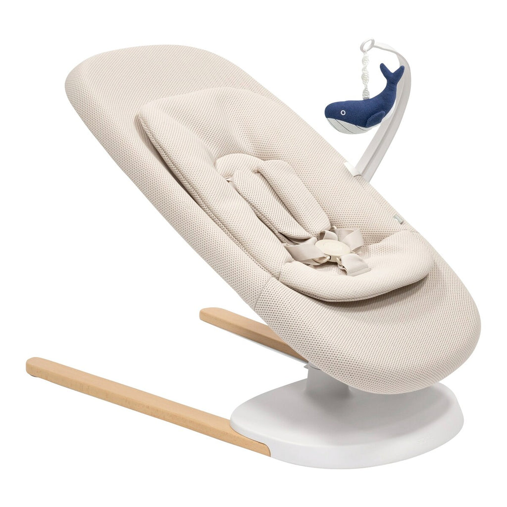 Bakside av lekeval for babyvipp Yoga og Tripp Trapp Newborn Set