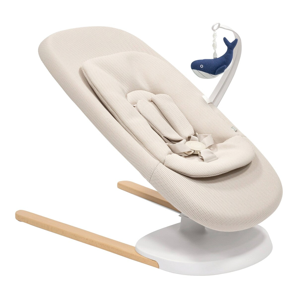 Bakside av lekeval for babyvipp Yoga og Tripp Trapp Newborn Set