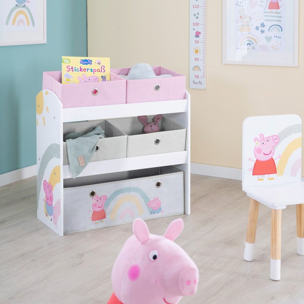 Lekehylle Peppa Pig for barnerommet bakside