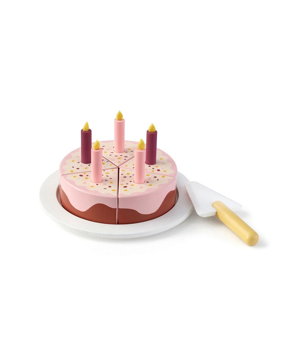 Bakside av Lekekake i tre med serveringsfat 18,5 cm Kids Hub