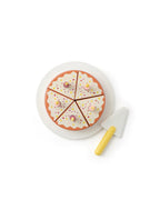 Detaljbilde av Lekekake i tre med serveringsfat 18,5 cm Kids Hub