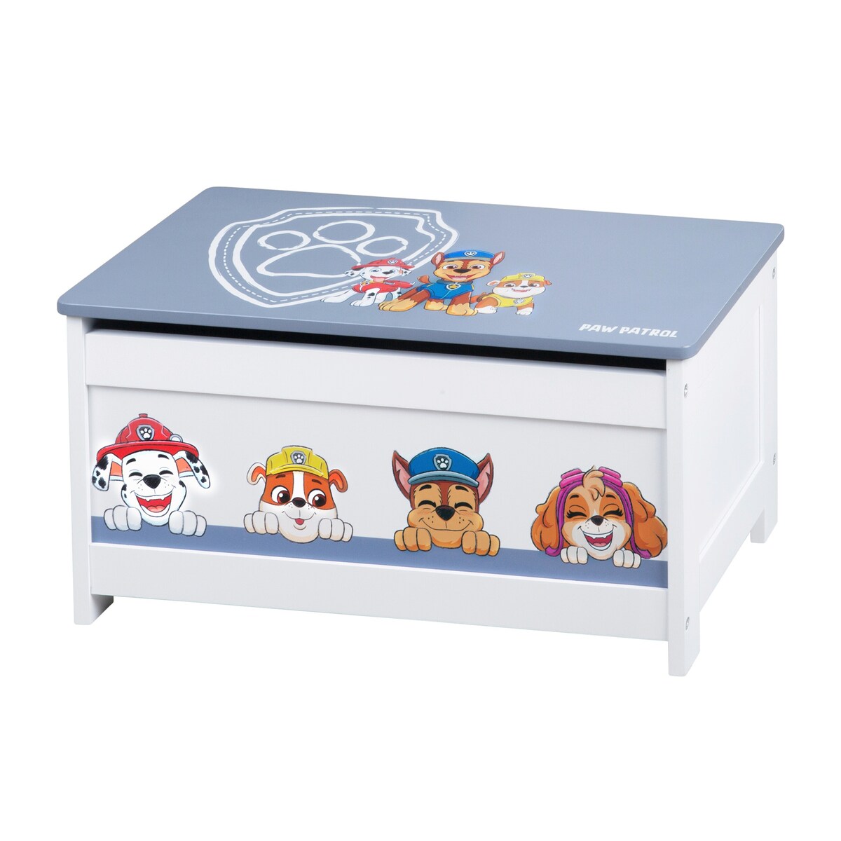 Lekekiste Paw Patrol tre fra 18 mnd opptil 60 kg forfra