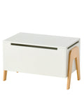 Lekekiste RETRO i MDF 68x40x41,5 cm hvit forfra