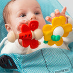 Bakside av lekekjede for babyvipp med trefigurer fra fødsel BabyBjörn