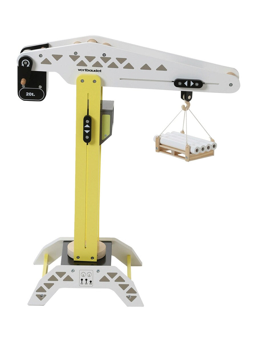 Lekekran i tre FSC®-sertifisert 67 cm med palle på hjul
