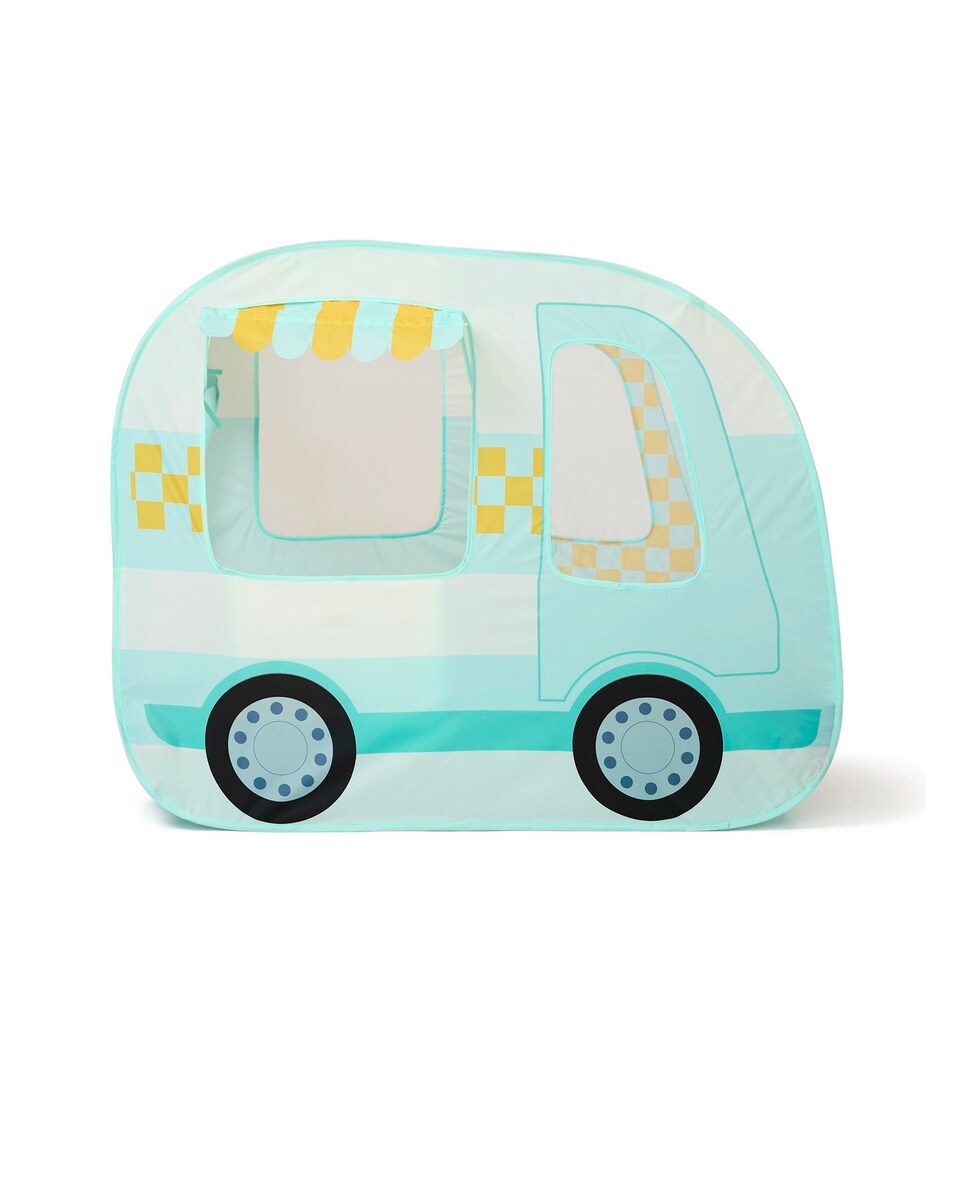 Lekelt foodtruck 120 x 80 x 102 cm fra 2 år Kids Concept montert i lekeområde