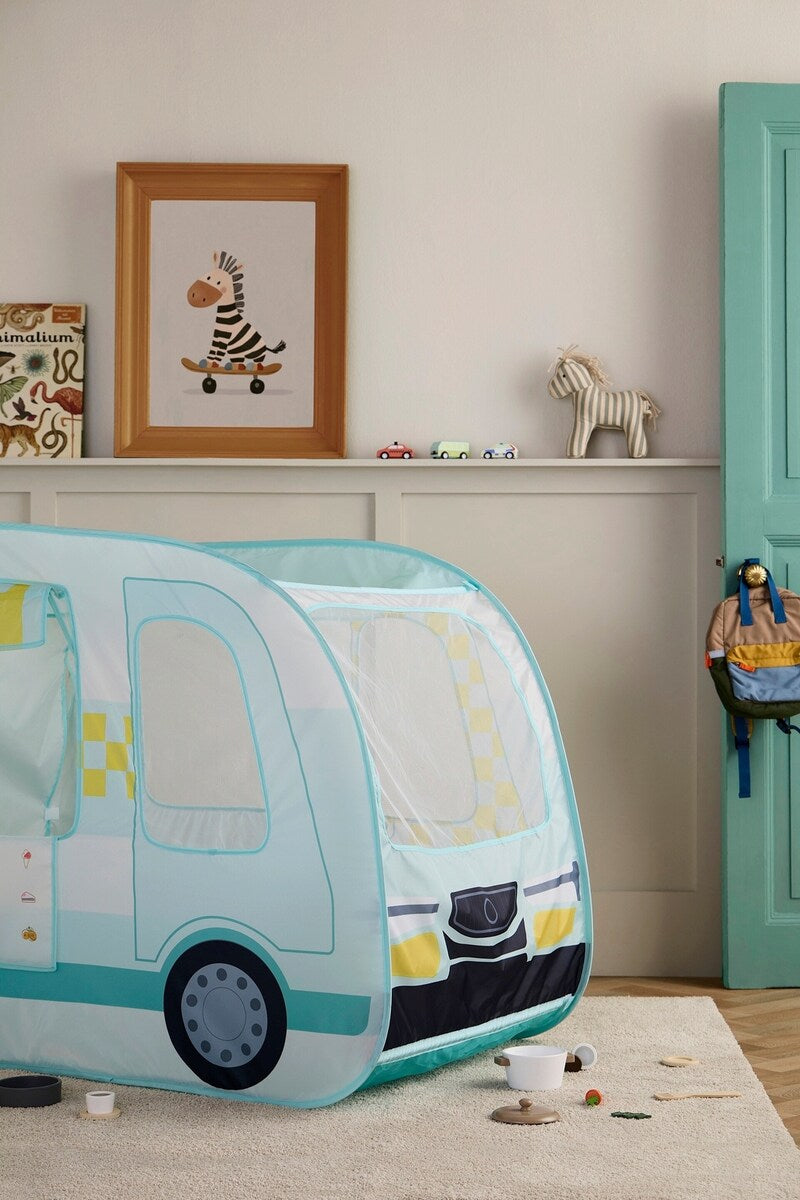 Lekelt foodtruck 120 x 80 x 102 cm fra 2 år Kids Concept nærbilde av stoff