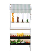 Lekemarked med frukt og grønnsaker i FSC®-tre 101 cm forfra