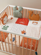 Lekematte for baby, vendbar, bomull, Wild Sahara forfra