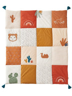 Lekematte for baby, vendbar, bomull, Wild Sahara - Vertbaudet
