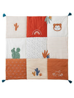 Lekematte for baby, vendbar, bomull, Wild Sahara - Vertbaudet