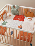 Lekematte for baby, vendbar, bomull, Wild Sahara - Vertbaudet