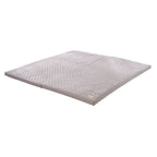 Lekematte og krabbemadrass sammenleggbar 120x120 cm antrasitt forfra