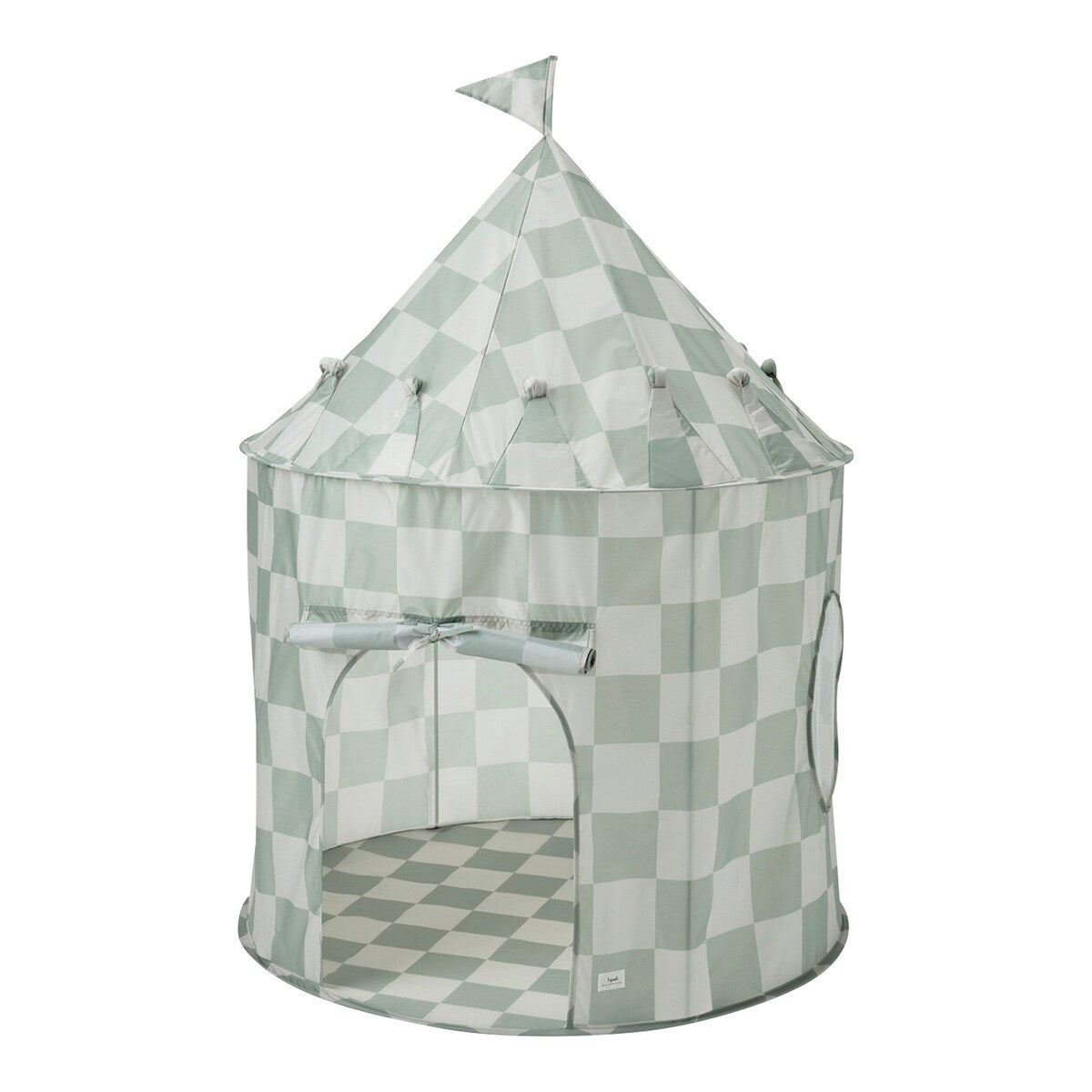 Leketelt med bæreveske resirkulert polyester Ø100 cm h135 cm - 3 Sprouts