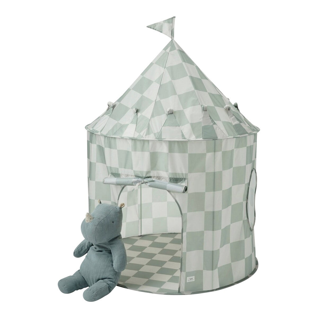Leketelt med bæreveske resirkulert polyester Ø100 cm h135 cm - 3 Sprouts