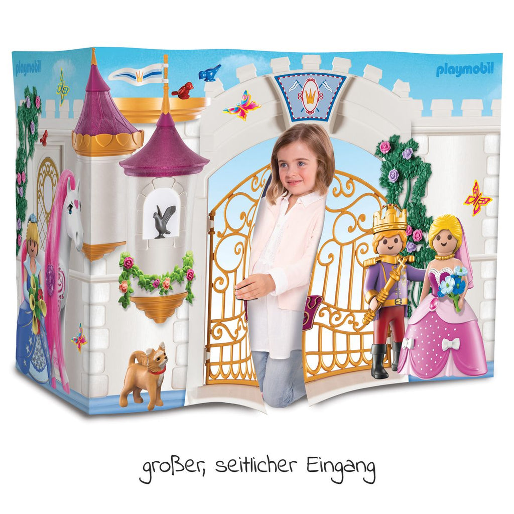 Leketelt prinsesseslott 145x68 cm - Playmobil nærbilde av ramme