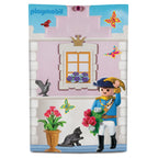 Leketelt prinsesseslott 145x68 cm - Playmobil sett med stenger