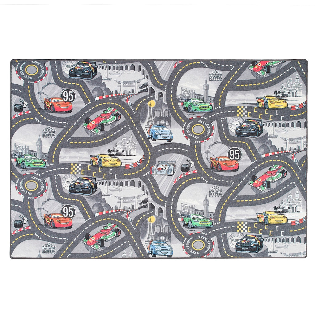 Leketeppe Disney Cars polyamid 4 mm forfra