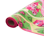 Leketeppe for barn Girls Village rosa montert i rom