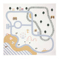 Leketeppe Happy Fruits 100x100 cm bomull forfra