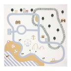 Leketeppe Happy Fruits 100x100 cm bomull forfra