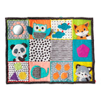 Leketeppe Jumbo Fold & Go med magepute forfra
