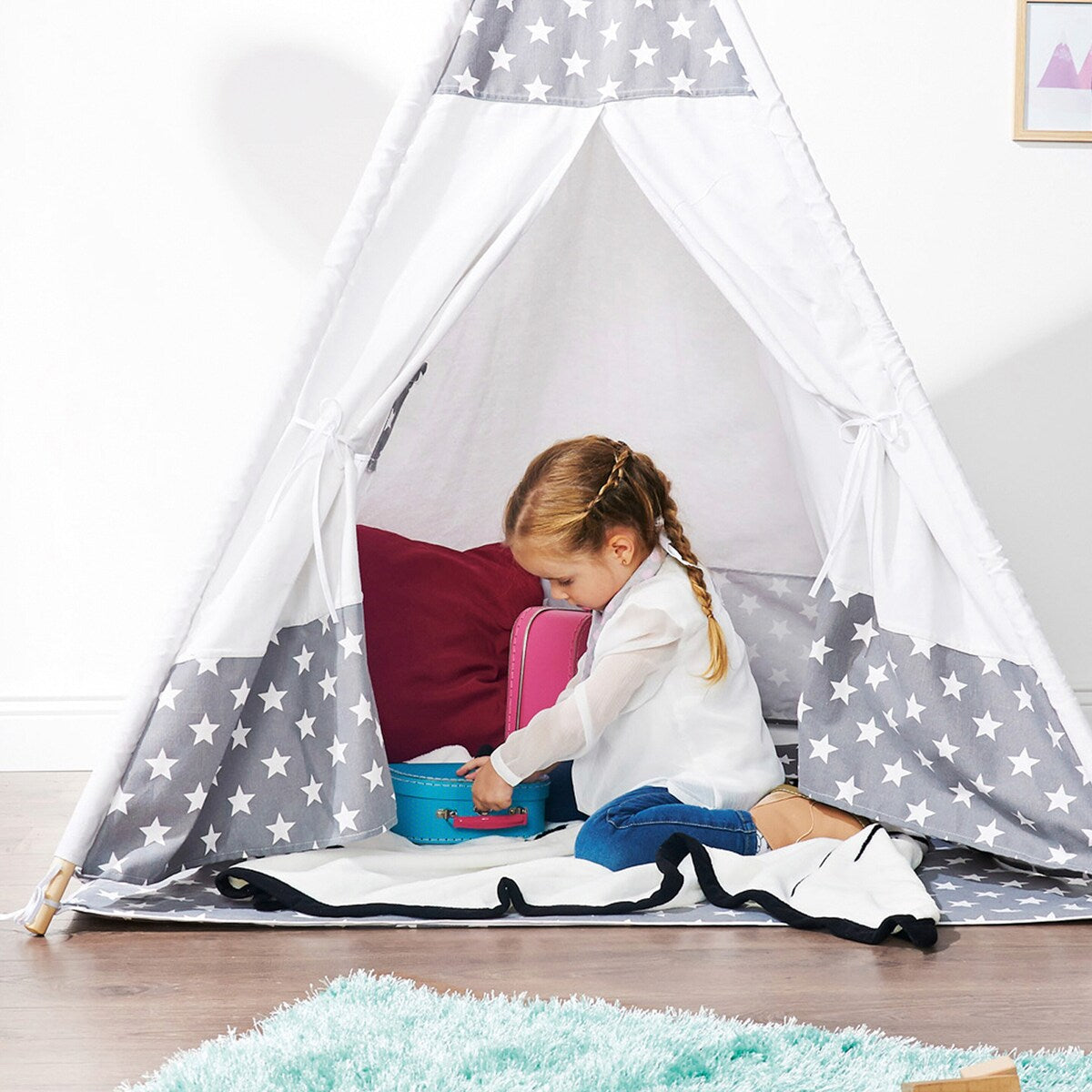 Leketipi Jakara 120x120x155 cm bakside