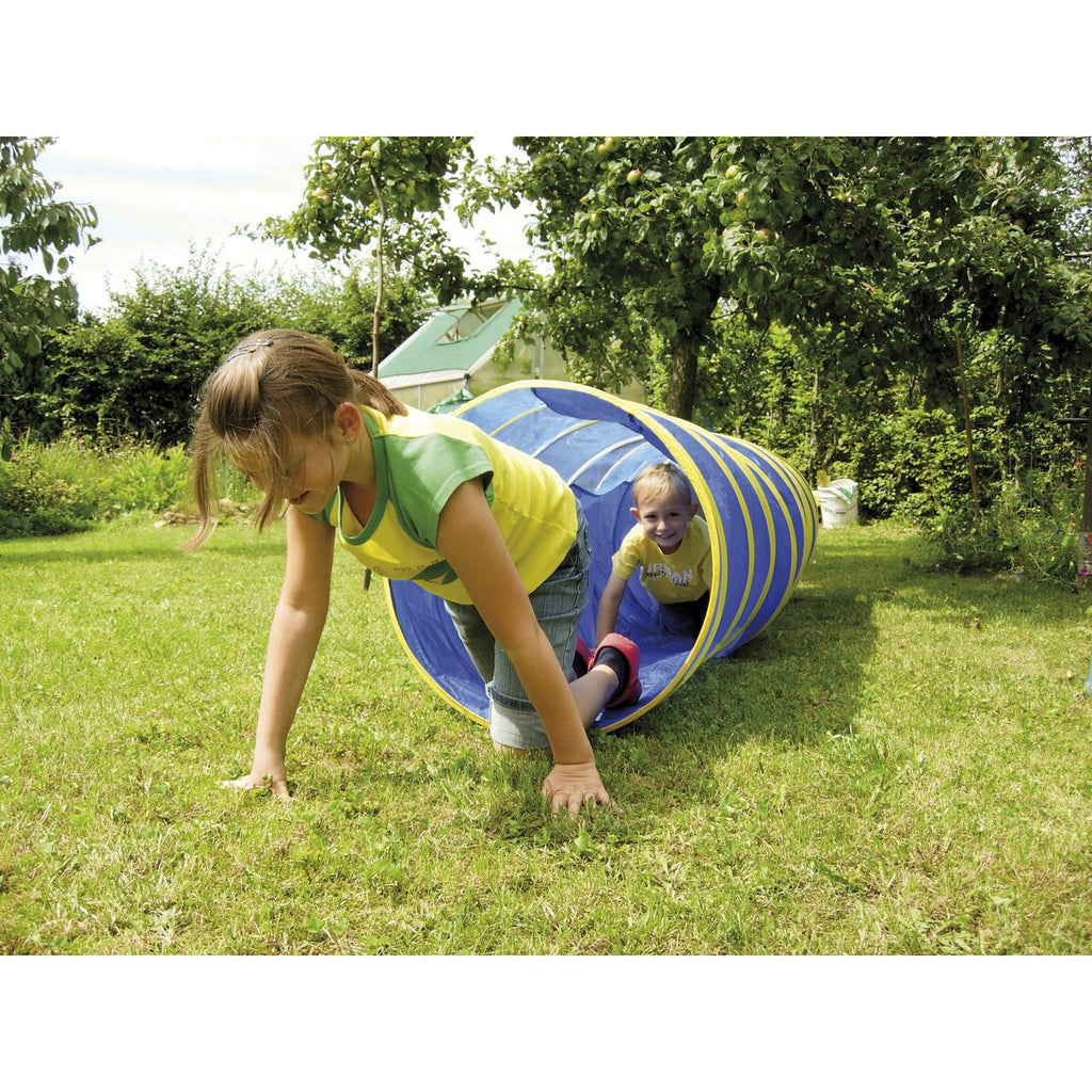 Leketunnel 295 cm med PVC-vindu diameter 60 cm fra 3 år bakside