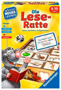 Leserotten lærespill forfra med spilldeler fra Ravensburger