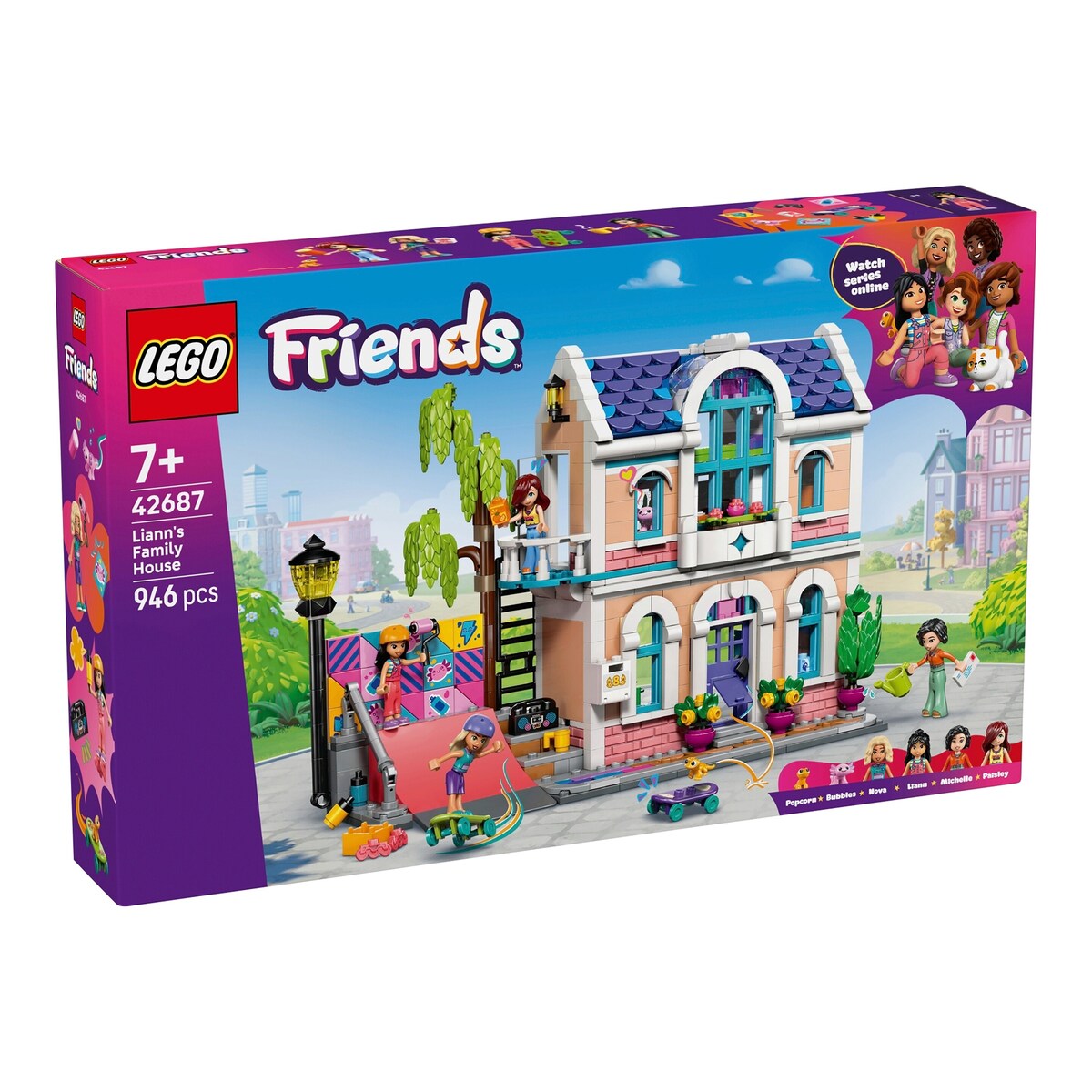 Lianns familiehus 42687 LEGO® Friends forfra