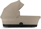 Liggedel GAZELLE S Cot Almond Beige montert på barnevogn