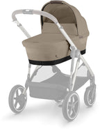 Oversikt over solbeskyttelsen på Liggedel GAZELLE S Cot Almond Beige