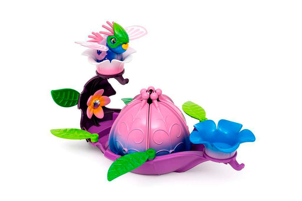Bakside av Lilys bladbåt lekesett Flora-serien