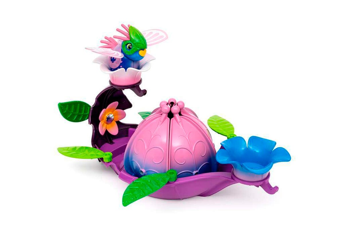 Bakside av Lilys bladbåt lekesett Flora-serien