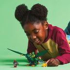 Montert Lloyds grønne skogdrage 71829 med minifigurer