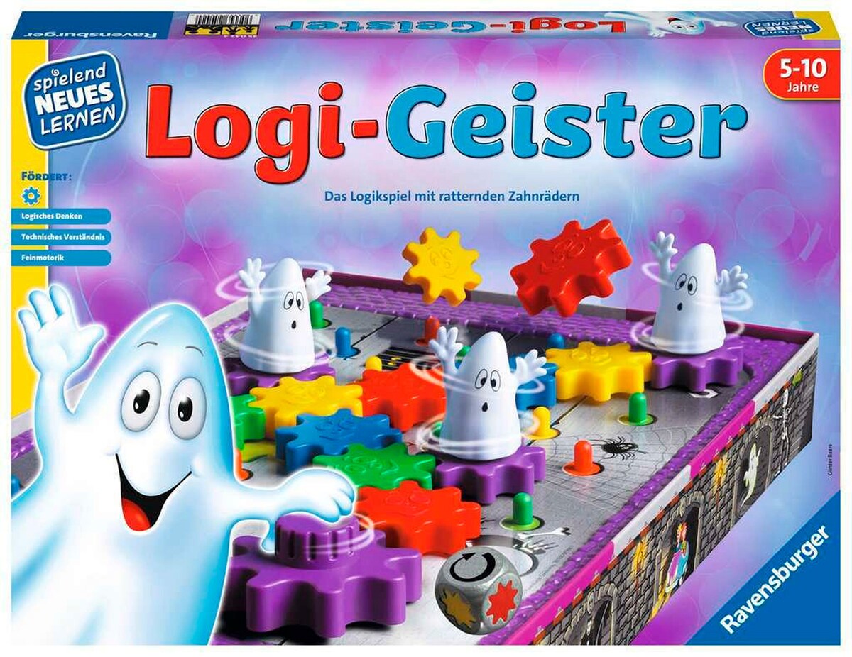 Logi-Geister tannhjulspill forfra