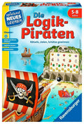 Logikkpiratene lærings- og actionspill forfra med spillbrett og brikker