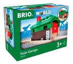 Detalj av rulleport på Lokomotivstall med rulleport til trebane