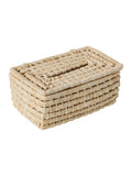 Lommetorkleboks i maisblader 27x17x10 cm natur forfra