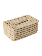 Lommetorkleboks i maisblader 27x17x10 cm natur forfra